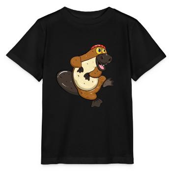 Platypus - Stanley/Stella MINI CREATOR Kids’ T-Shirt - black - Front - Mikhail (115cm)