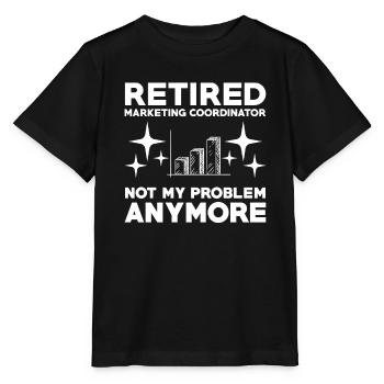Retired Marketing Coordinator Retired - Stanley/Stella MINI CREATOR Kids’ T-Shirt - black - Front - Mikhail (115cm)