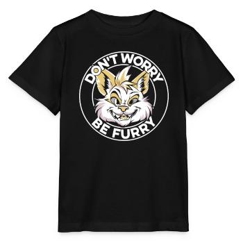 Furry Fandom Fursuits - Stanley/Stella MINI CREATOR Kids’ T-Shirt - black - Front - Mikhail (115cm)
