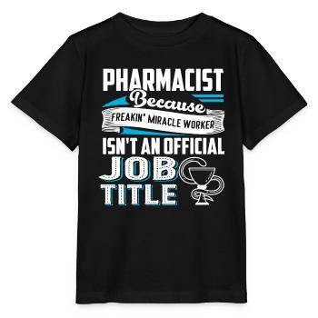 Pharmacist Pharmacist Job Title - Stanley/Stella MINI CREATOR Kids’ T-Shirt - black - Front - Mikhail (115cm)