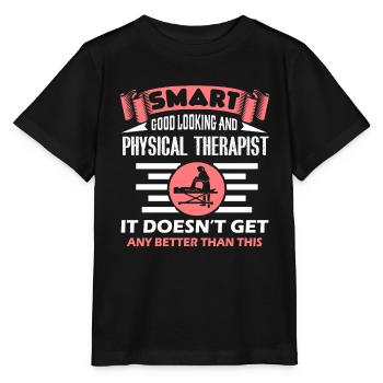 Physical Therapist Smart Physical Therapist - Stanley/Stella MINI CREATOR Kids’ T-Shirt - black - Front - Mikhail (115cm)