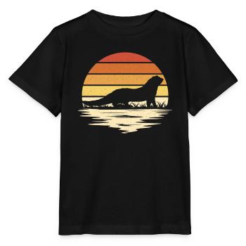 Mangoustes Mangoustes Suricates - T-shirt bio MINI CREATOR Stanley/Stella Enfant - noir - Devant - Mikhail (115cm)