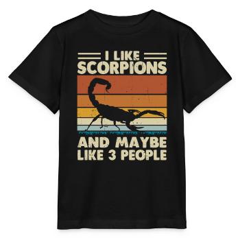Scorpion - T-shirt bio MINI CREATOR Stanley/Stella Enfant - noir - Devant - Mikhail (115cm)