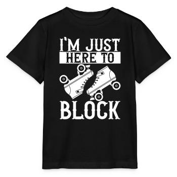 Roller derby - T-shirt bio MINI CREATOR Stanley/Stella Enfant - noir - Devant - Mikhail (115cm)
