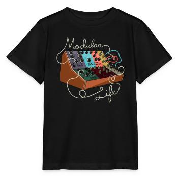 Modular Life Electronic Musical Synthesizer - Stanley/Stella MINI CREATOR Kids’ T-Shirt - black - Front - Mikhail (115cm)