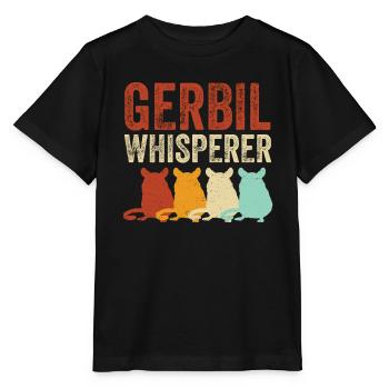 Gerbille - T-shirt bio MINI CREATOR Stanley/Stella Enfant - noir - Devant - Mikhail (115cm)