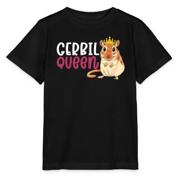Gerbille - T-shirt bio MINI CREATOR Stanley/Stella Enfant - noir - Devant - Mikhail (115cm)
