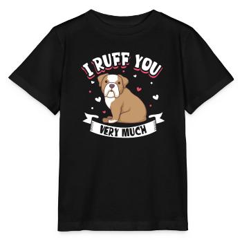 french bulldog english bulldog dog lover bulldog - Stanley/Stella Kinder T-Shirt MINI CREATOR  - Schwarz - Vorne - Mikhail (115cm)