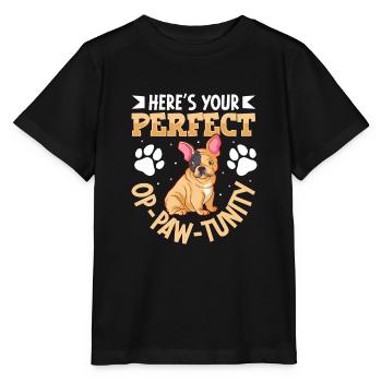 french bulldog english bulldog dog lover bulldog - Stanley/Stella Kinder T-Shirt MINI CREATOR  - Schwarz - Vorne - Mikhail (115cm)