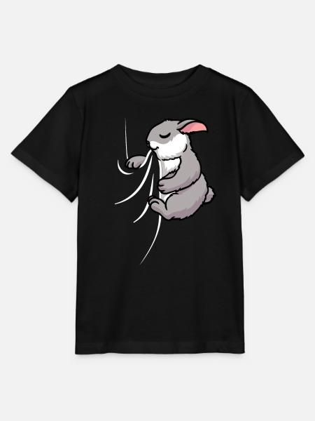 Biting Rabbit - Stanley/Stella Kinder T-Shirt MINI CREATOR - Schwarz
