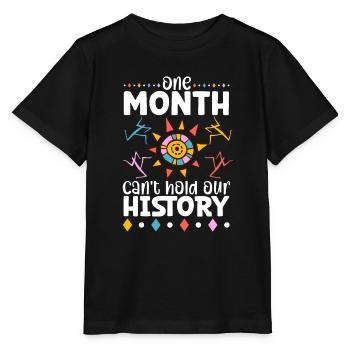 Afro Black Girl Pride Afro Girl Afrocentric - Stanley/Stella MINI CREATOR Kids’ T-Shirt - black - Front - Mikhail (115cm)