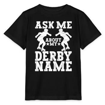 Roller Derby - Stanley/Stella Kinder T-Shirt MINI CREATOR  - Schwarz - Vorne - Mikhail (115cm)
