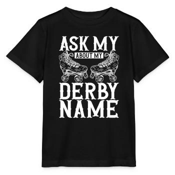 Roller Derby - Stanley/Stella Kinder T-Shirt MINI CREATOR  - Schwarz - Vorne - Mikhail (115cm)