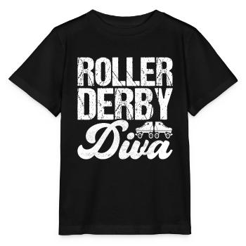 Roller Derby - Stanley/Stella Kinder T-Shirt MINI CREATOR  - Schwarz - Vorne - Mikhail (115cm)
