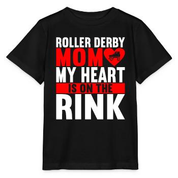 Roller derby - T-shirt bio MINI CREATOR Stanley/Stella Enfant - noir - Devant - Mikhail (115cm)