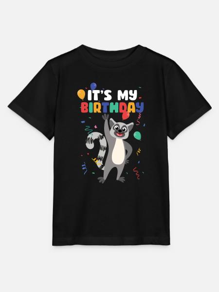 Lemur - Stanley/Stella Kinder T-Shirt MINI CREATOR - Schwarz