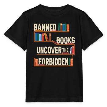 Verbotene Bücher enthüllen das Verbotene - Stanley/Stella Kinder T-Shirt MINI CREATOR  - Schwarz - Vorne - Mikhail (115cm)