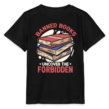 Verbotene Bücher enthüllen das Verbotene - Stanley/Stella Kinder T-Shirt MINI CREATOR  - Schwarz - Vorne - Mikhail (115cm)