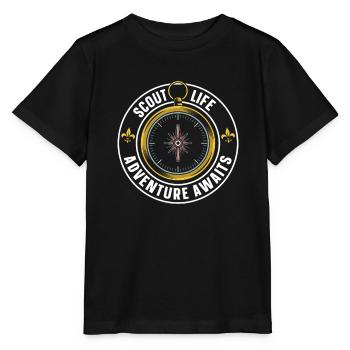 Boy Scout Adventure - Stanley/Stella MINI CREATOR Kids’ T-Shirt - black - Front - Mikhail (115cm)
