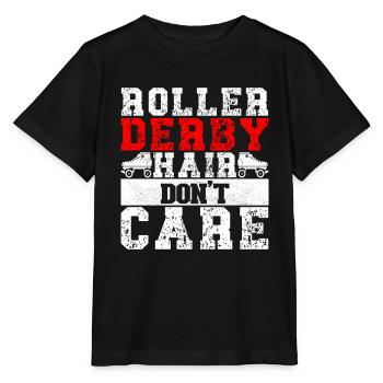 Roller derby - T-shirt bio MINI CREATOR Stanley/Stella Enfant - noir - Devant - Mikhail (115cm)