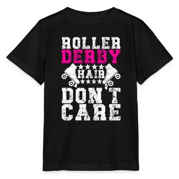 Roller Derby - Stanley/Stella Kinder T-Shirt MINI CREATOR  - Schwarz - Vorne - Mikhail (115cm)