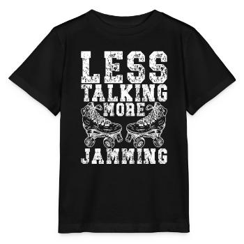 Roller derby - T-shirt bio MINI CREATOR Stanley/Stella Enfant - noir - Devant - Mikhail (115cm)
