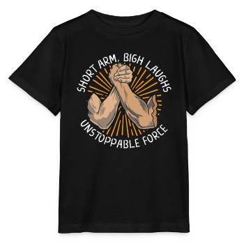 Arm wrestler, arm wrestler, arm wrestler, - Stanley/Stella MINI CREATOR Kids’ T-Shirt - black - Front - Mikhail (115cm)