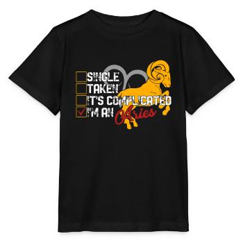Aries I'm An Aries Horoscope - Stanley/Stella MINI CREATOR Kids’ T-Shirt - black - Front - Mikhail (115cm)