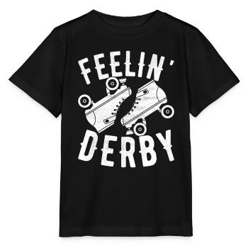 Roller derby - T-shirt bio MINI CREATOR Stanley/Stella Enfant - noir - Devant - Mikhail (115cm)