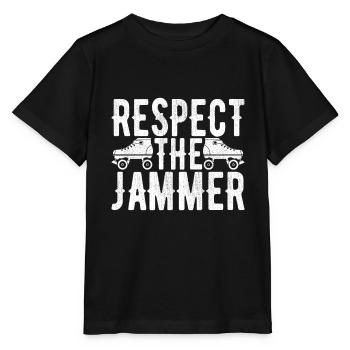 Roller derby - T-shirt bio MINI CREATOR Stanley/Stella Enfant - noir - Devant - Mikhail (115cm)