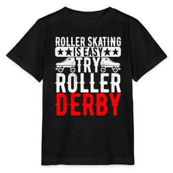 Roller Derby - Stanley/Stella Kinder T-Shirt MINI CREATOR  - Schwarz - Vorne - Mikhail (115cm)