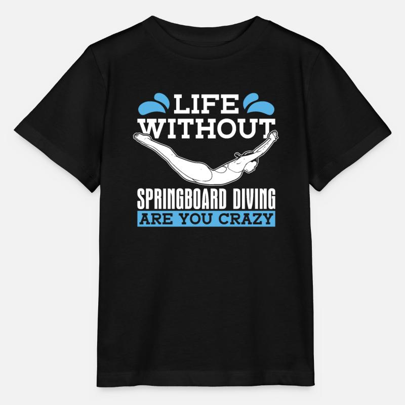 Turmspringen Turmspringer Witzig - Stanley/Stella Kinder T-Shirt MINI CREATOR - Schwarz