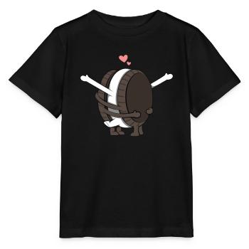 Keks-Paar Liebe - Stanley/Stella Kinder T-Shirt MINI CREATOR  - Schwarz - Vorne - Mikhail (115cm)