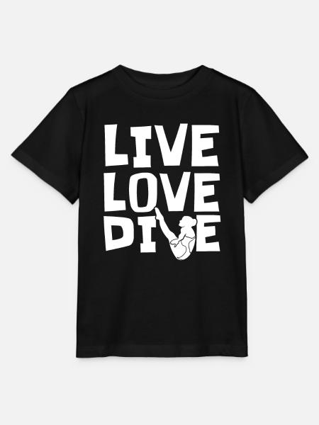 Turmspringen Turmspringer Liebe - Stanley/Stella Kinder T-Shirt MINI CREATOR - Schwarz