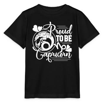 Capricorn Proud To Be Capricorn - Stanley/Stella MINI CREATOR Kids’ T-Shirt - black - Front - Mikhail (115cm)