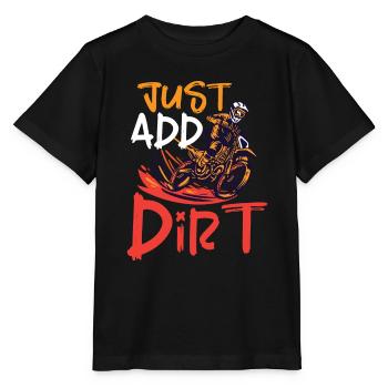 Dirt Bike Dirt Bike Riding Motocross Dirt Biking - T-shirt bio MINI CREATOR Stanley/Stella Enfant - noir - Devant - Mikhail (115cm)