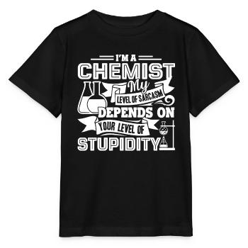 Chemist I'm A Chemist - Stanley/Stella MINI CREATOR Kids’ T-Shirt - black - Front - Mikhail (115cm)