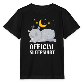 Rhinoceros - Stanley/Stella MINI CREATOR Kids’ T-Shirt - black - Front - Mikhail (115cm)