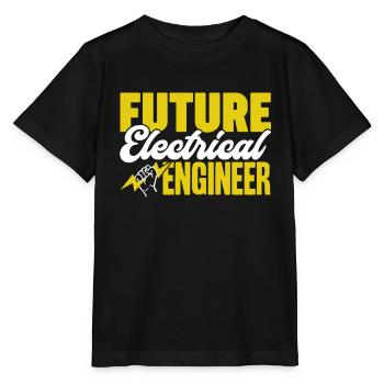 Electrical Engineer Future Electrical Engineer - Stanley/Stella MINI CREATOR Kids’ T-Shirt - black - Front - Mikhail (115cm)