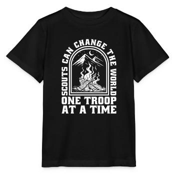Boy Scout Funny - Stanley/Stella MINI CREATOR Kids’ T-Shirt - black - Front - Mikhail (115cm)