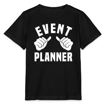 Event Planner - Stanley/Stella MINI CREATOR Kids’ T-Shirt - black - Front - Mikhail (115cm)