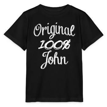 Original 100% John - T-shirt bio MINI CREATOR Stanley/Stella Enfant - noir - Devant - Mikhail (115cm)