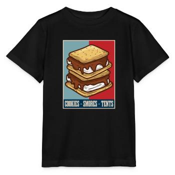 Boy Scout is silent - Stanley/Stella MINI CREATOR Kids’ T-Shirt - black - Front - Mikhail (115cm)