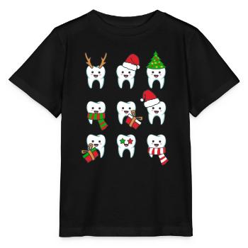 Zahn Zähne Zahnarzt Zahnmedizinische Angestellte - Stanley/Stella Kinder T-Shirt MINI CREATOR  - Schwarz - Vorne - Mikhail (115cm)
