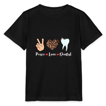Zahn Zähne Zahnarzt Zahnmedizinische Angestellte - Stanley/Stella Kinder T-Shirt MINI CREATOR  - Schwarz - Vorne - Mikhail (115cm)