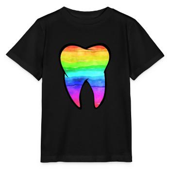 Zahn Zähne Zahnarzt Zahnmedizinische Angestellte - Stanley/Stella Kinder T-Shirt MINI CREATOR  - Schwarz - Vorne - Mikhail (115cm)