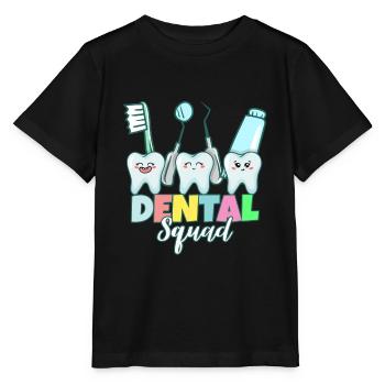 Zahn Zähne Zahnarzt Zahnmedizinische Angestellte - Stanley/Stella Kinder T-Shirt MINI CREATOR  - Schwarz - Vorne - Mikhail (115cm)