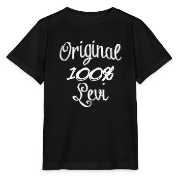 Original 100% Levi - T-shirt bio MINI CREATOR Stanley/Stella Enfant - noir - Devant - Mikhail (115cm)