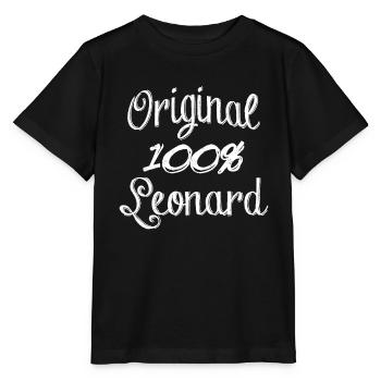 Original 100% Leonard - Stanley/Stella Kinder T-Shirt MINI CREATOR  - Schwarz - Vorne - Mikhail (115cm)