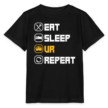 Cadeau VR de réalité virtuelle - T-shirt bio MINI CREATOR Stanley/Stella Enfant - noir - Devant - Mikhail (115cm)